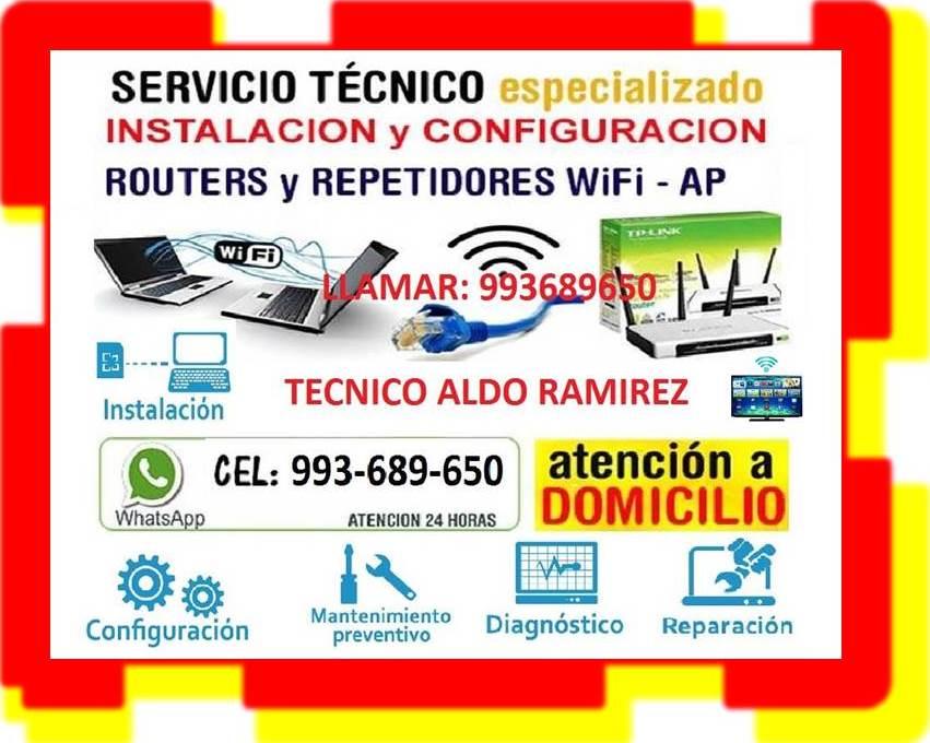 SERVICIO TECNICO A INTERNET REPETIDORES CABLEADOS